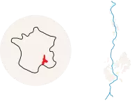 Carte Côtes du Rhône